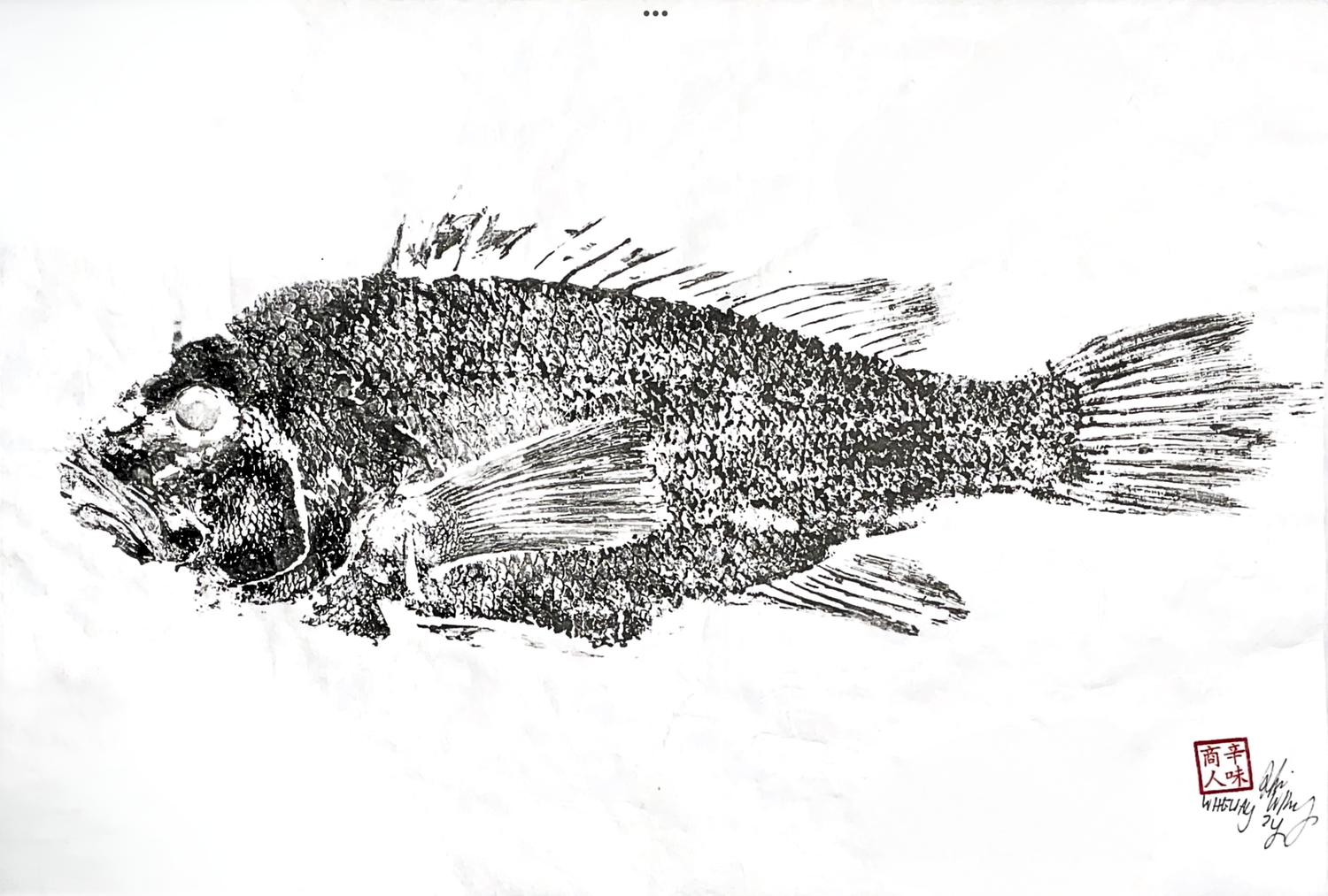 Saltwater Fish Gyotaku